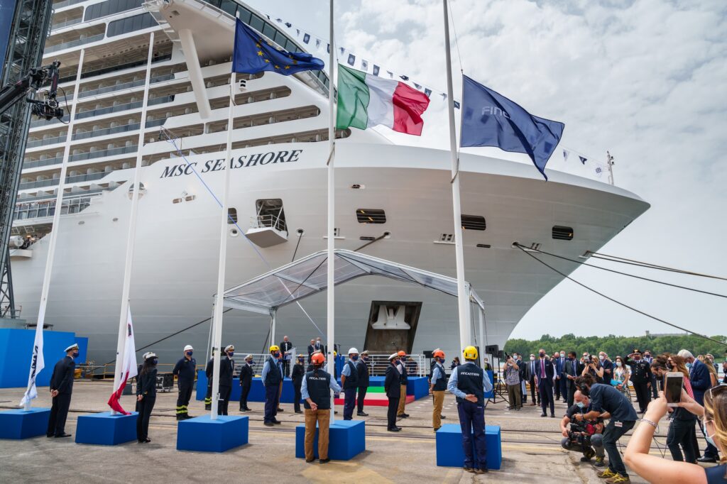 MSC prende in consegna da Fincantieri MSC Seashore