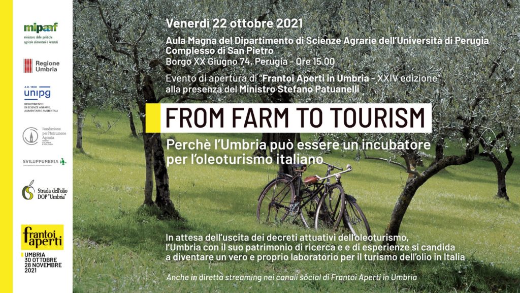 L’Umbria incubatore per l’Oleoturismo in Italia