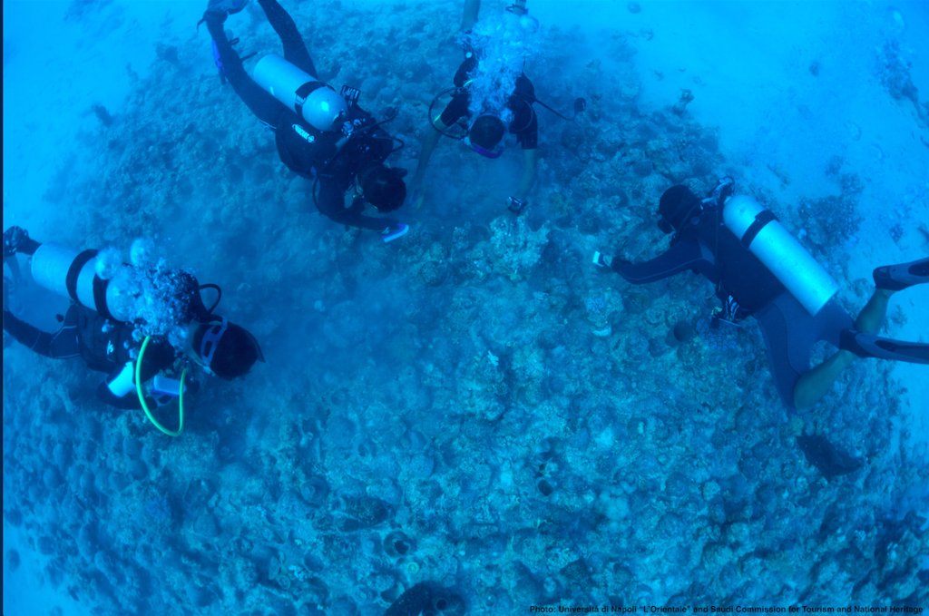 Primo scavo archeologico sottomarino in Arabia Saudita con l’Università di Napoli