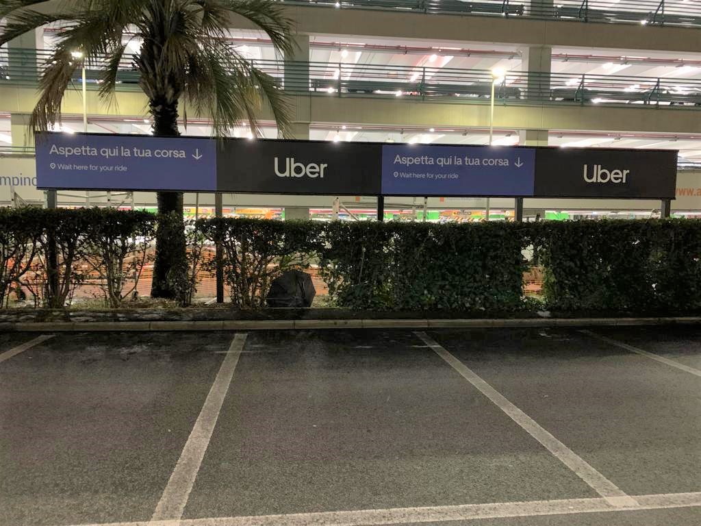 Uber nuovi servizi a Roma Fiumicino