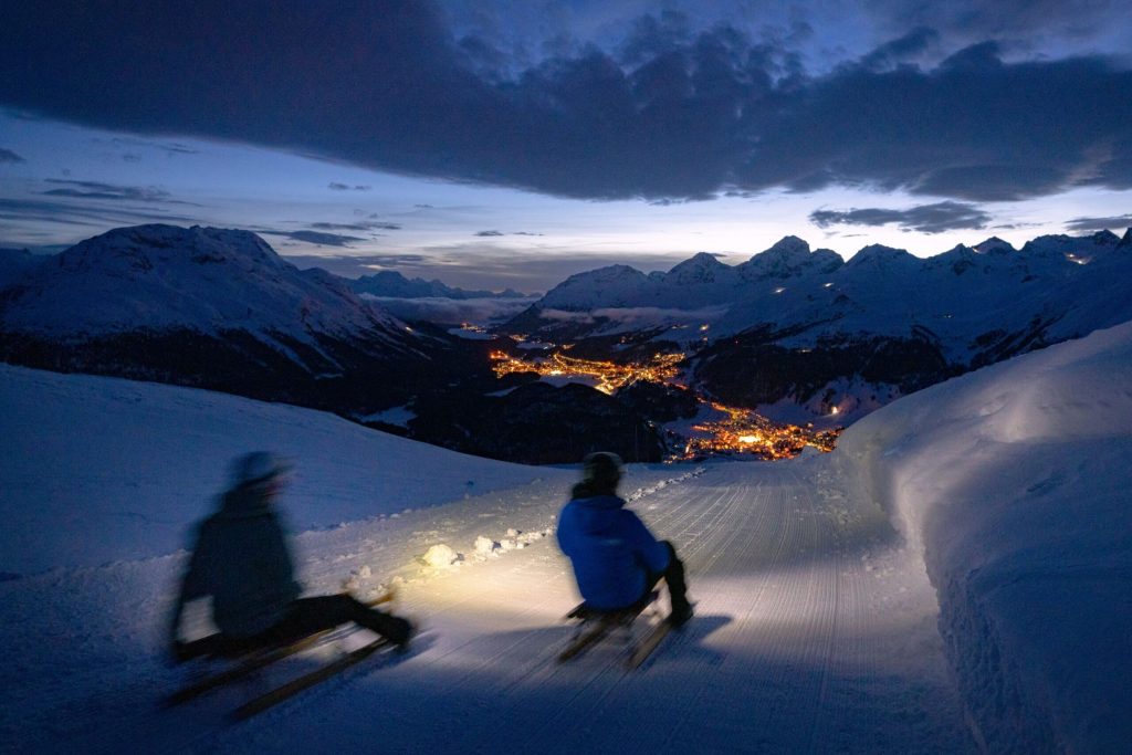 Engadin St. Moritz, smart working in quota e San Valentino in slittino