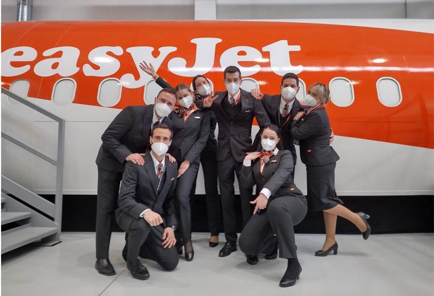 I “neolaureati” di easyJet del training centre di Malpensa  