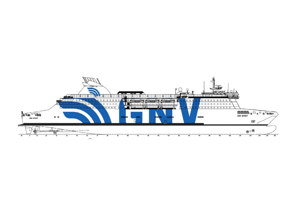 GNV cresce ed entra in flotta la nave GNV SPIRIT