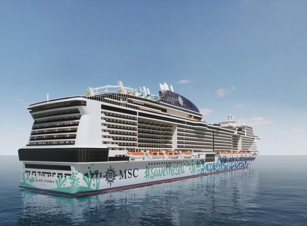 MSC Crociere ha aperto le vendite per MSC Euribia