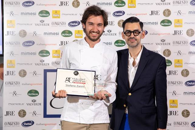 Stefano Zanini è il vincitore del premio Grande Cucina Talent Prize 2022