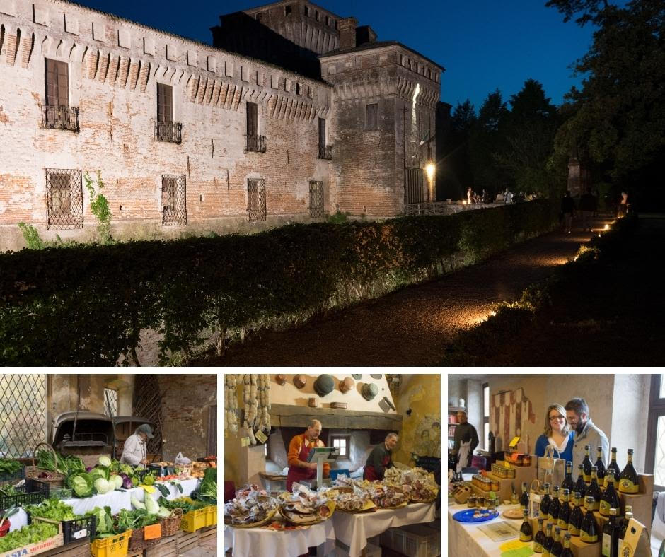 Sabato 16 luglio il Mercato della Terra® al Castello di Padernello è in versione serale e con cena