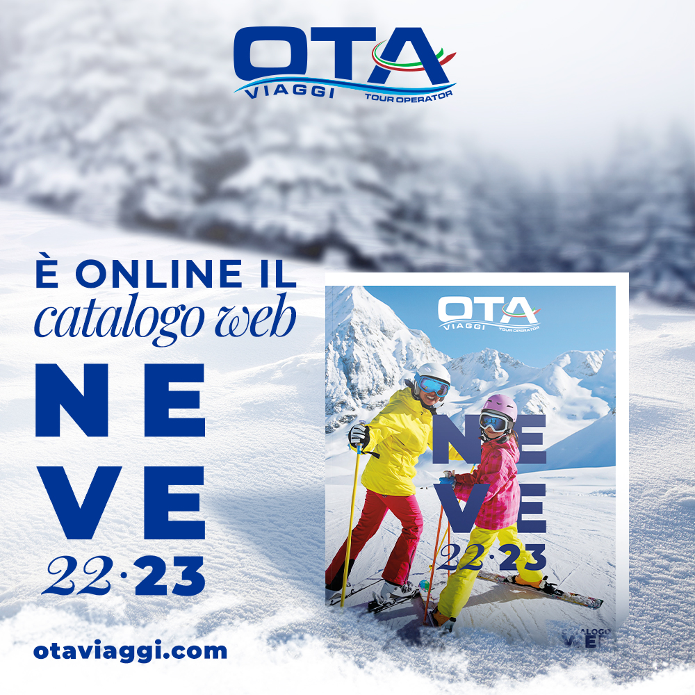 Ota Viaggi lancia il nuovo Catalogo Neve 2022/2023