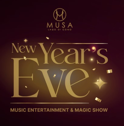 Esperienza gourmet, live music e intrattenimento per il Capodanno al MUSA Lago di Como