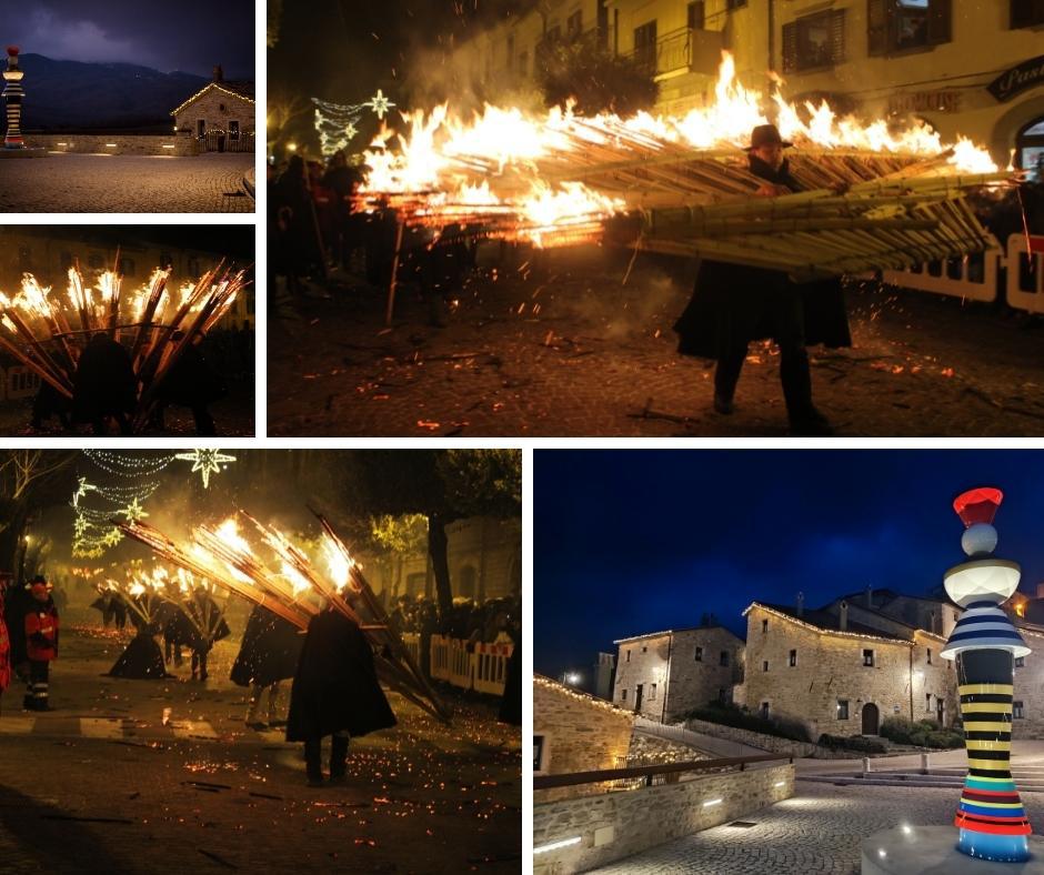 Ad Agnone in Molise, la ‘Ndocciata, il rito del fuoco più grande del mondo