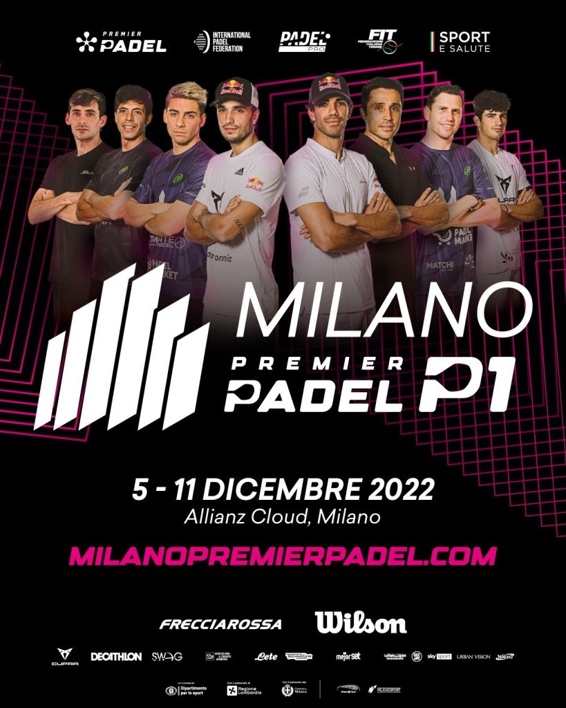 Wilson Sporting Goods Co. annuncia la sponsorizzazione ufficiale di Milano Premier Padel P1