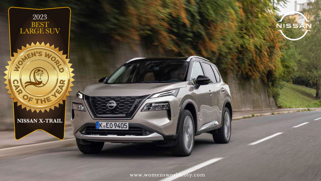 Nissan X-Trail premiato come Best Large SUV al Women’s World Car of the Year 2023