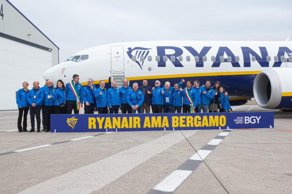 Il Vicepremier Matteo Salvini inaugura a Bergamo 2 nuovi Hangar per la manutenzione Ryanair
