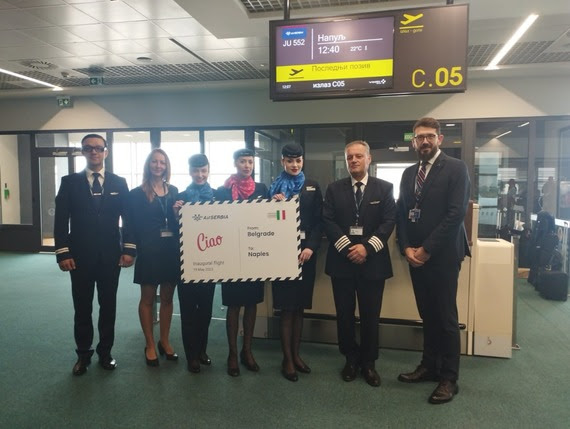 AIR SERBIA lancia i collegamenti diretti Belgrado-Napoli