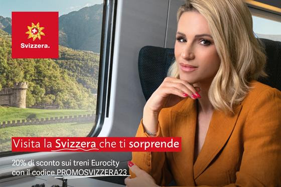 Canton Ticino, tariffe smart in treno guidati da Michelle Hunziker a caccia di tesori storici e naturalistici