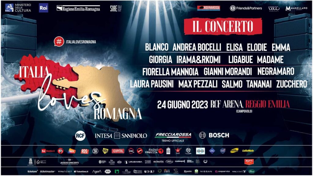 Quattro treni ad alta velocità dedicati ai fan di “Italia Loves Romagna” il concerto di Reggio Emilia