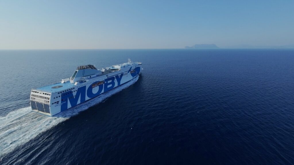 Moby Fantasy, battesimo a Olbia per il traghetto più grande mai costruito al mondo