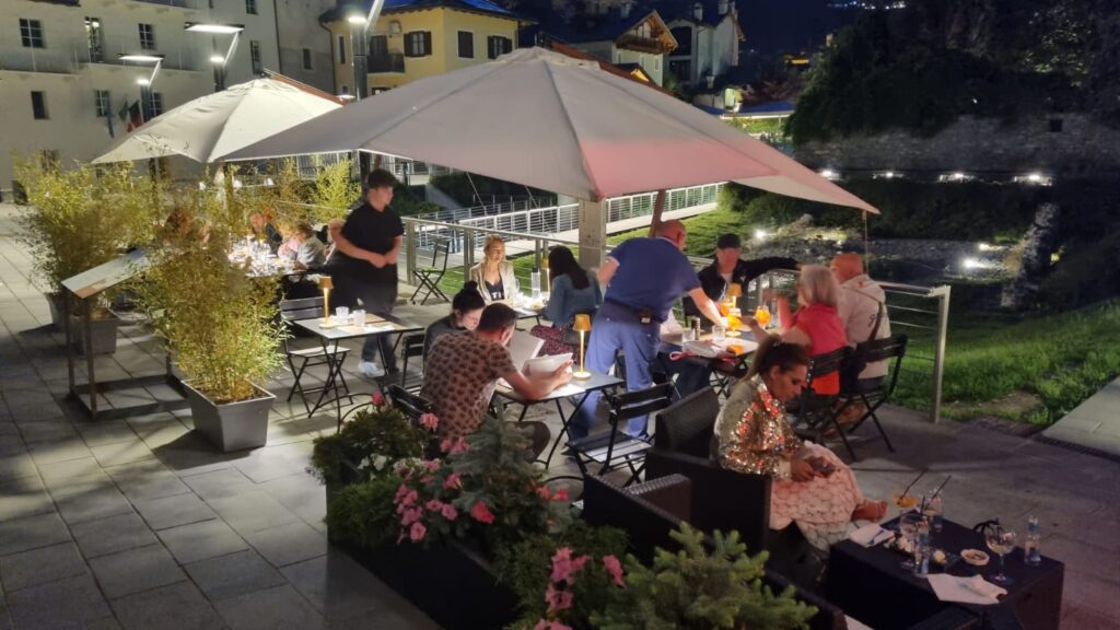 Musica e buona cucina nell’estate del ristorante Quintarius di Aosta