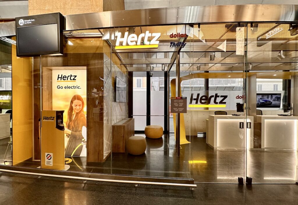“Hertz in Città”, il progetto di accesso al desk anche dai binari di arrivo attivato a Roma Termini