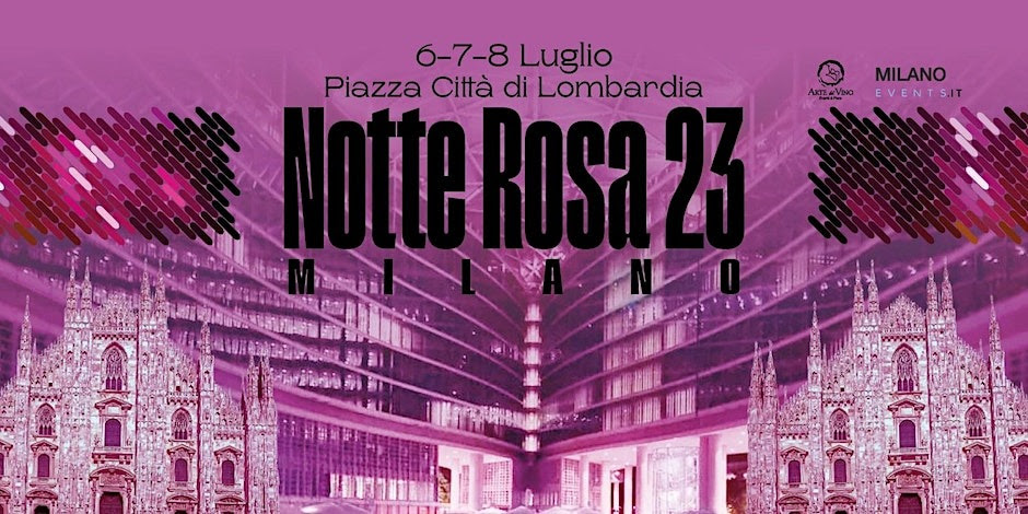 Nella Notte Rosa di Milano, la città si illumina di rosa, la notte si carica di gioia amore e divertimento
