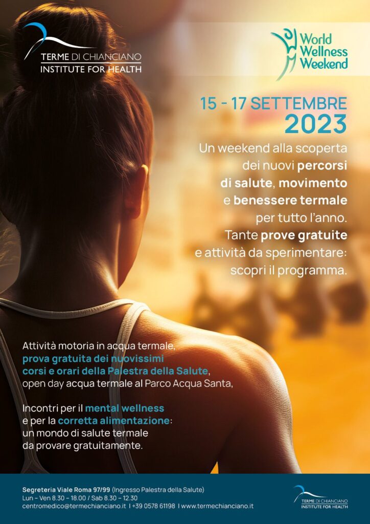 World Wellness Weekend di Terme di Chianciano Institute For Health & Palestra della Salute