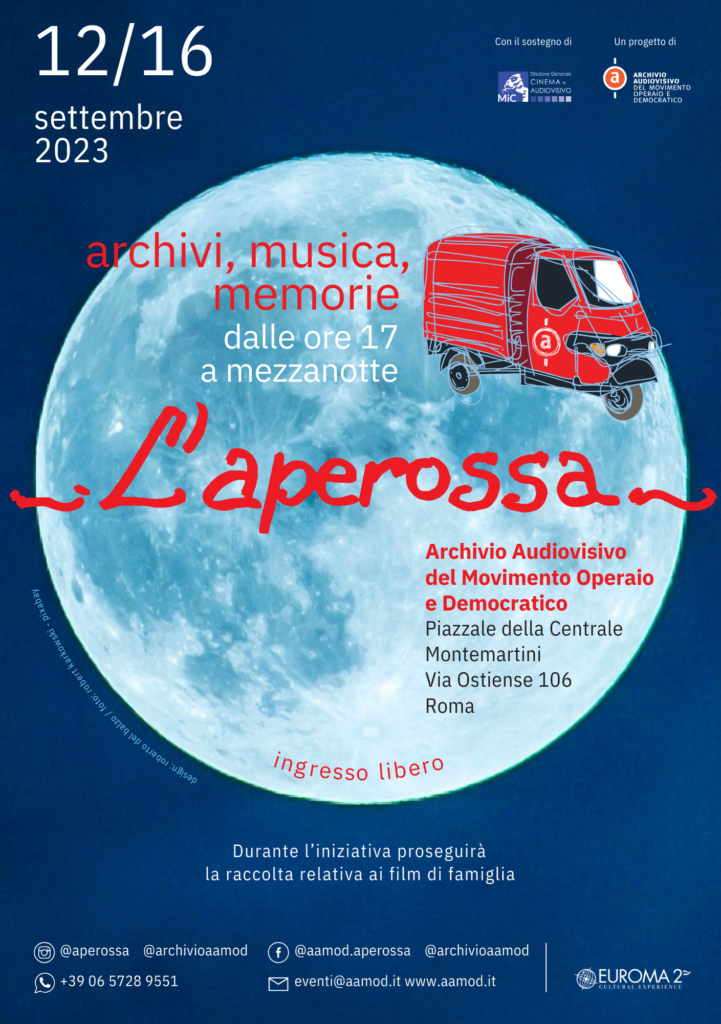 L’Aperossa: archivi, musica, memorie, live performance e proiezioni Piazzale della Centrale Montemartini Roma