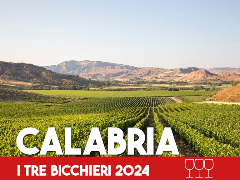 Tre Bicchieri 2024 di Gambero Rosso premia i quattro migliori vini della Calabria 