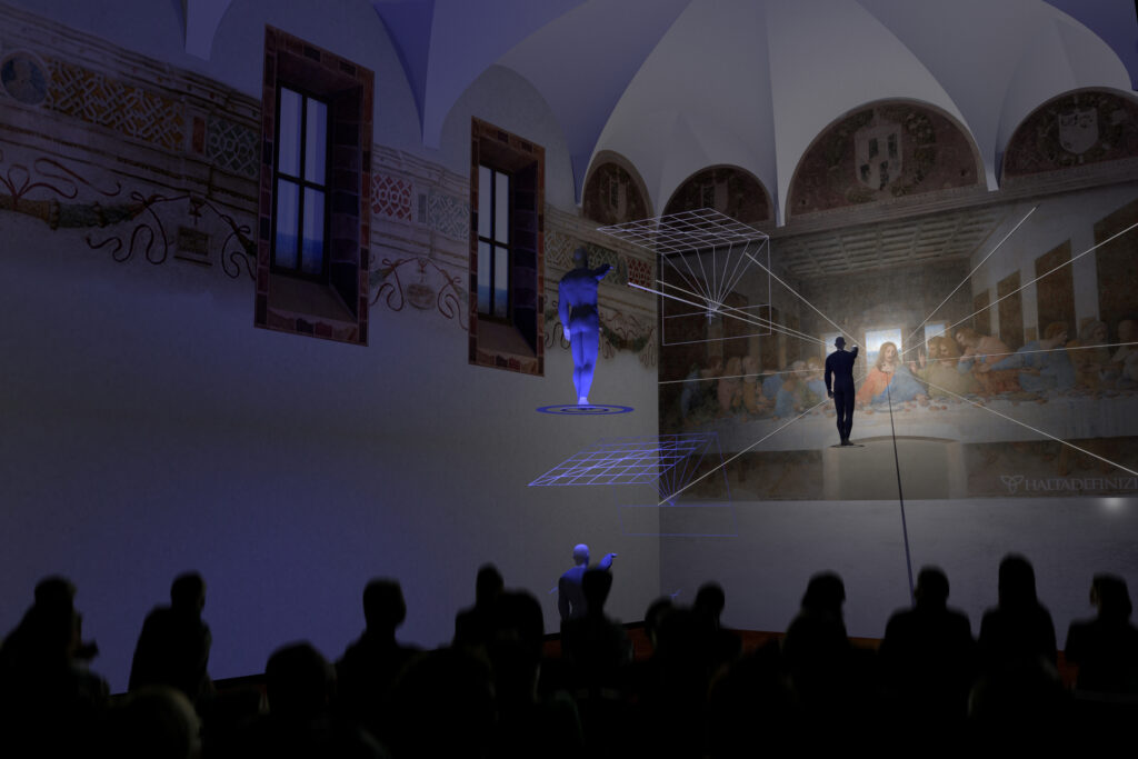 Al Deep Space di Ars Electronica Center di Linz in scena un viaggio interattivo nell’Ultima Cena di Leonardo da Vinci