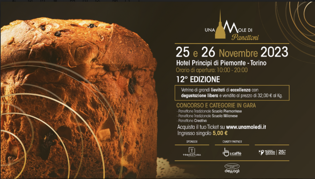 Hotel Principi di Piemonte a Torino: “Una Mole di Panettoni” 2023