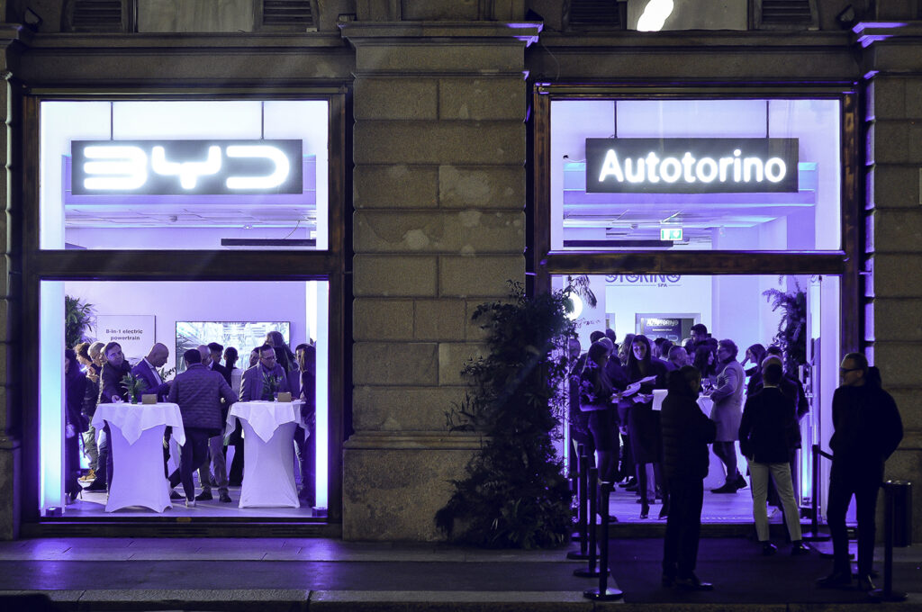 Autotorino inaugura lo store in Duomo con BYD