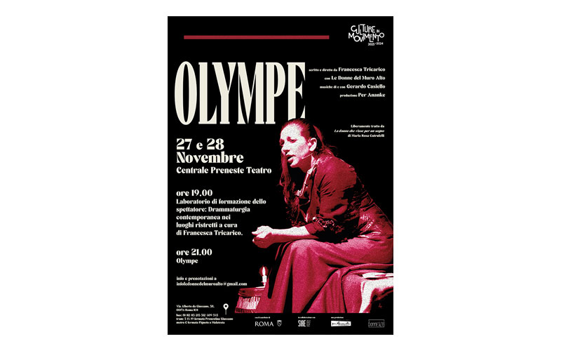Olympe, lo spettacolo con Le Donne del Muro Altro a Centrale Preneste Teatro Roma