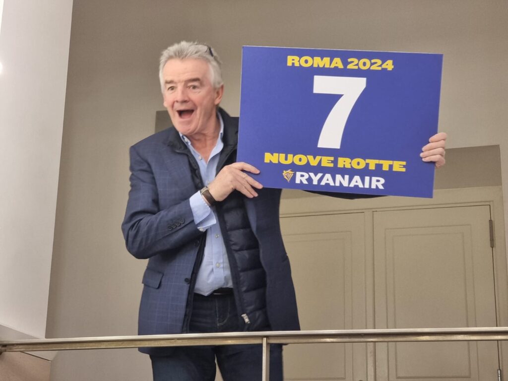 Ryanair annuncia nuove rotte da Milano e da Roma per l’operativo estate 2024