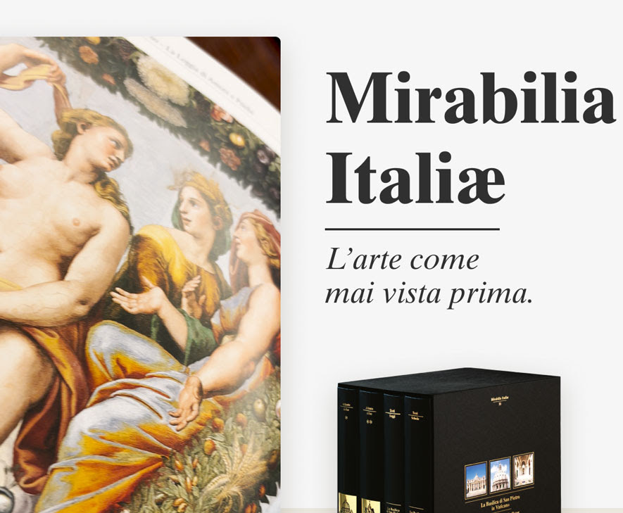 Da Franco Cosimo Panini Editore Mirabilia Italiae, l’Arte nella sua totalità come mai vista prima