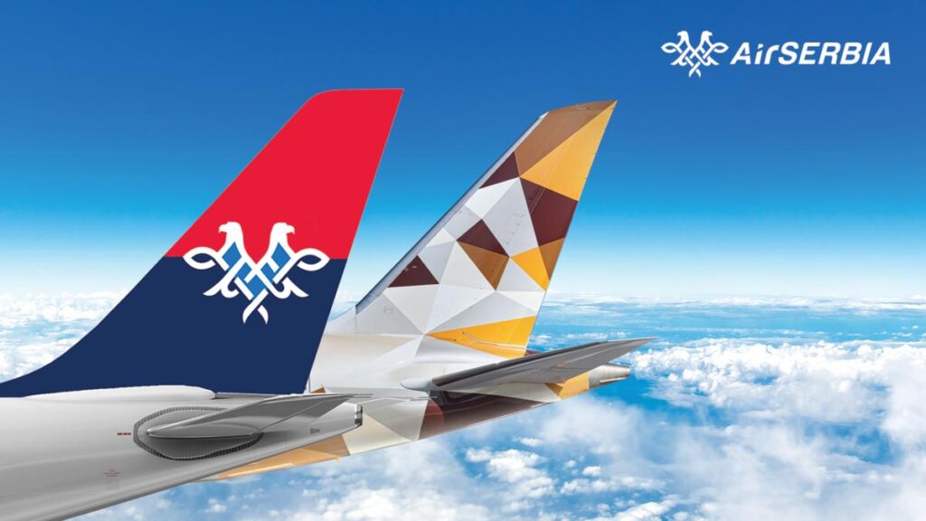 Air Serbia ed Etihad lanciano un nuovo codeshare per ampliare la connettività in Europa