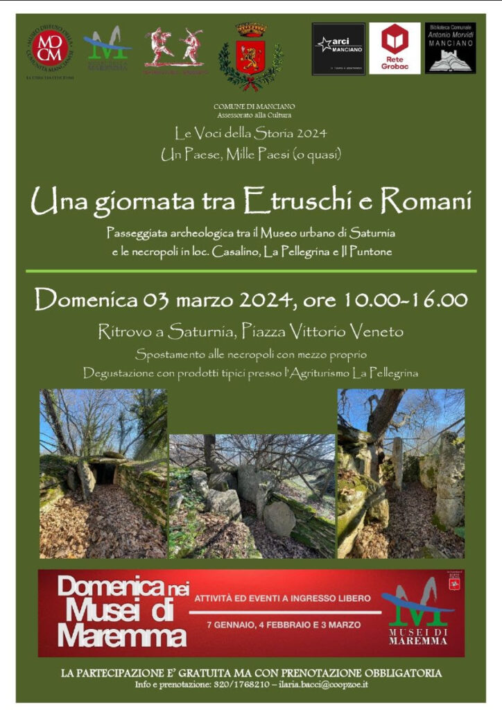Prendono il via i weekend culturali nelle terre di Maremma del Comune di Manciano