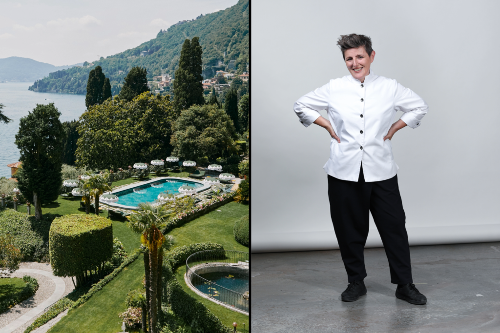 Viviana Varese trova la sua nuova casa di chef stellata sul Lago di Como al Passalacqua di Moltrasio