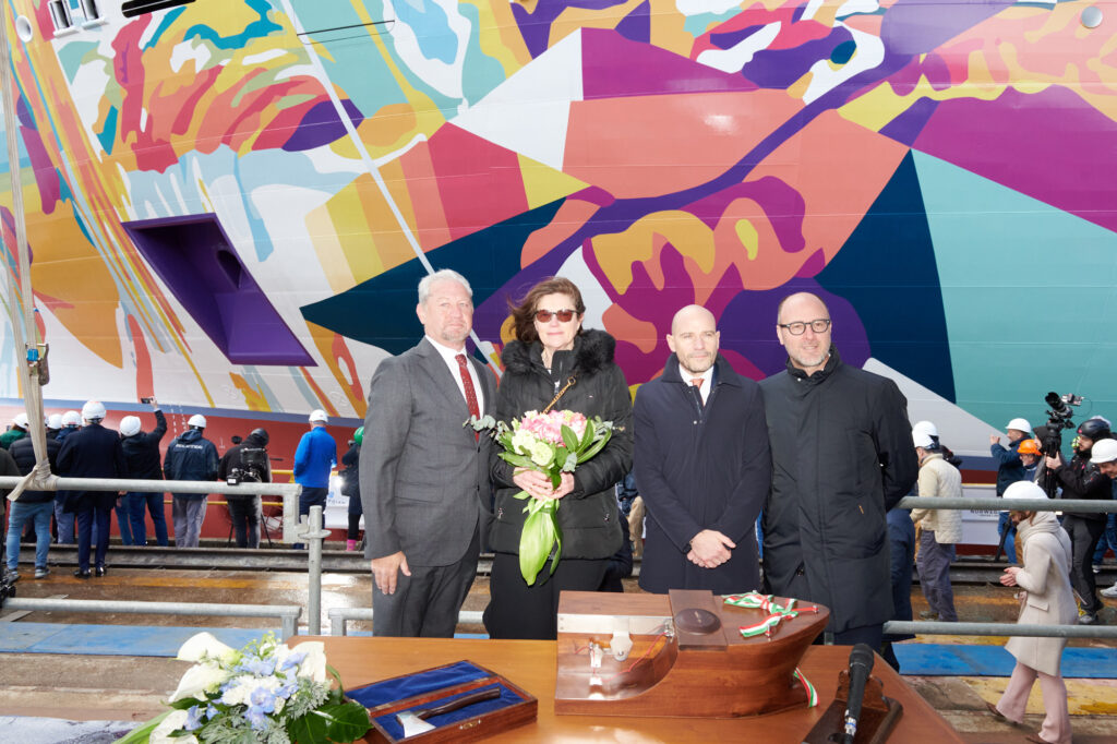 Norwegian Cruise Line e Fincantieri festeggiano il varo della nuovissima Norwegian Aqua™