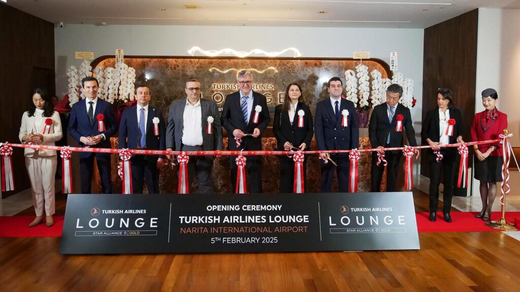 Turkish Airlines apre la sua più grande lounge internazionale al di fuori di Istanbul all’aeroporto di Tokyo Narita