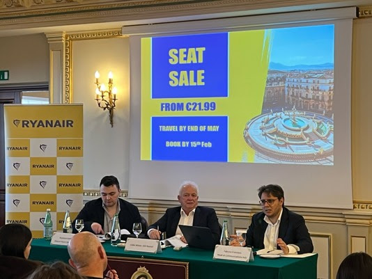 Ryanair lancia l’operativo per la Sicilia dell’estate 2025