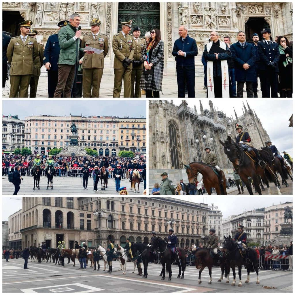 Al via la tratta lombarda dell’Equiraduno dell’Anno Santo, al Duomo di Milano si è svolta la cerimonia