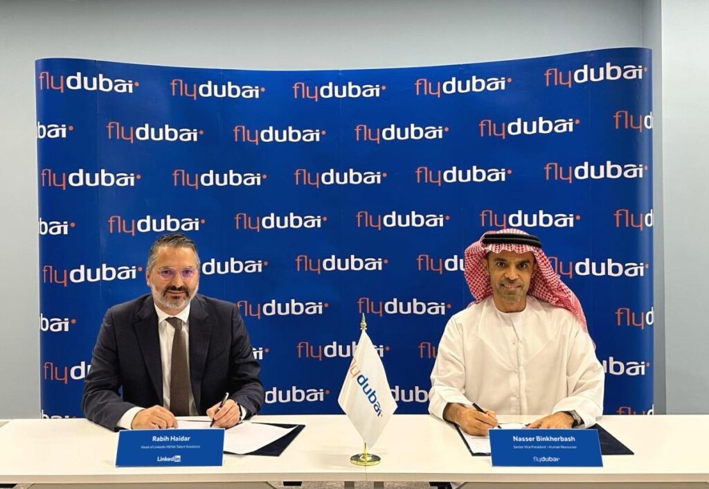 flydubai firma un accordo strategico con LinkedIn