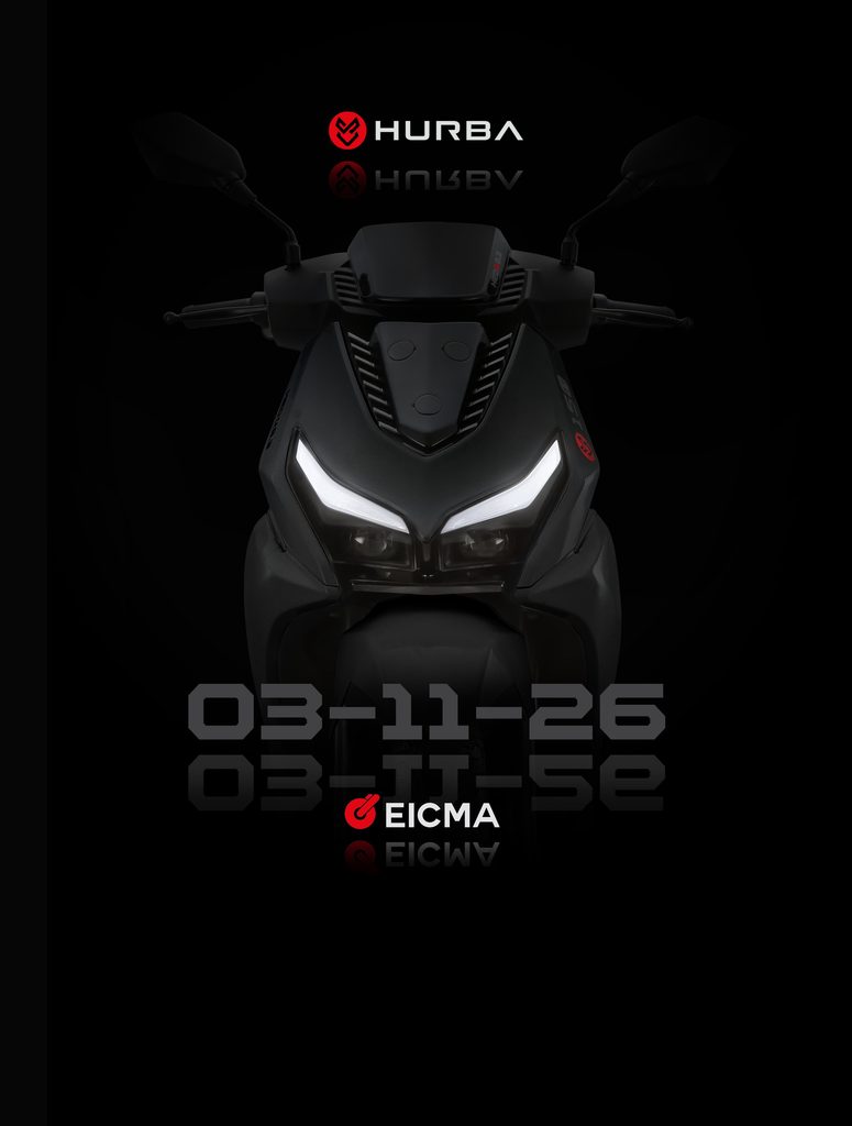 EICMA 2026: Hurba svela il nuovo 150s il primo scooter elettrico interamente progettato dall’azienda in Italia