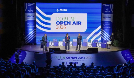 Ha preso il via oggi a Roma il Forum Open Air 2026, all’Auditorium del Massimo (Eur)